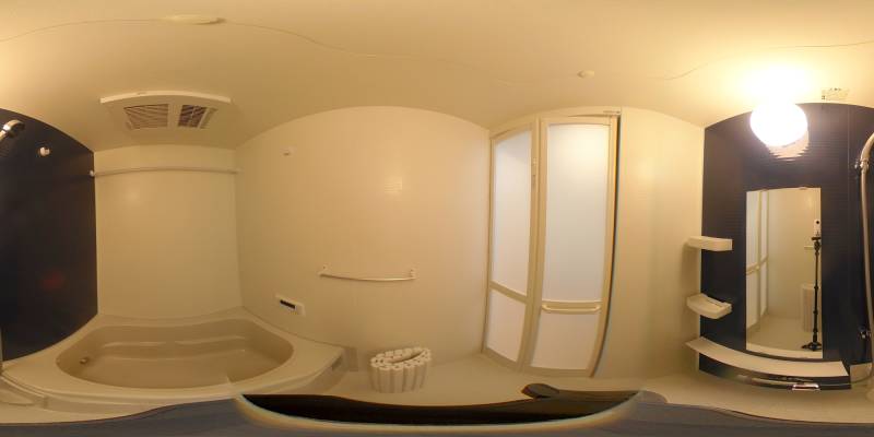 パノラマ画像バスルーム