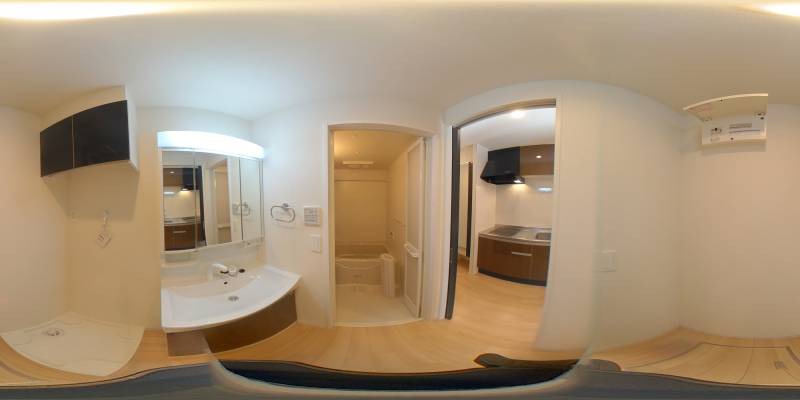 パノラマ画像洗面所