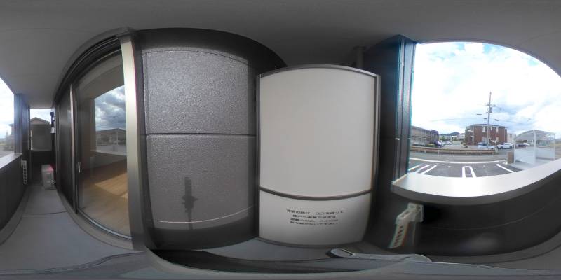 パノラマ画像バルコニー