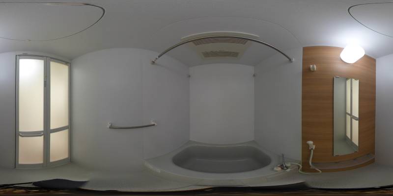 パノラマ画像バスルーム