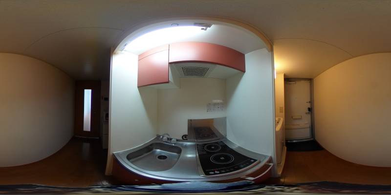 パノラマ画像キッチン