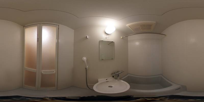 パノラマ画像バスルーム