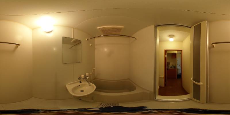 パノラマ画像バスルーム