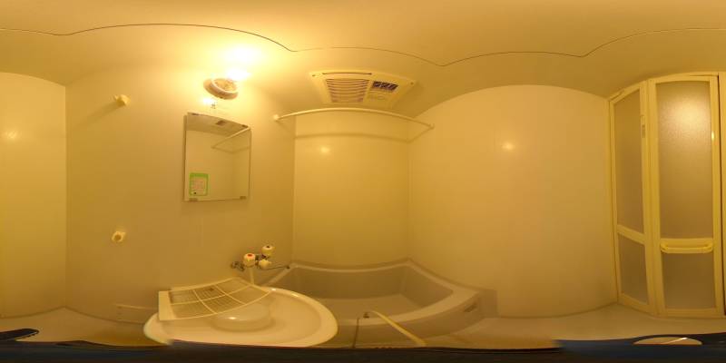 パノラマ画像バスルーム