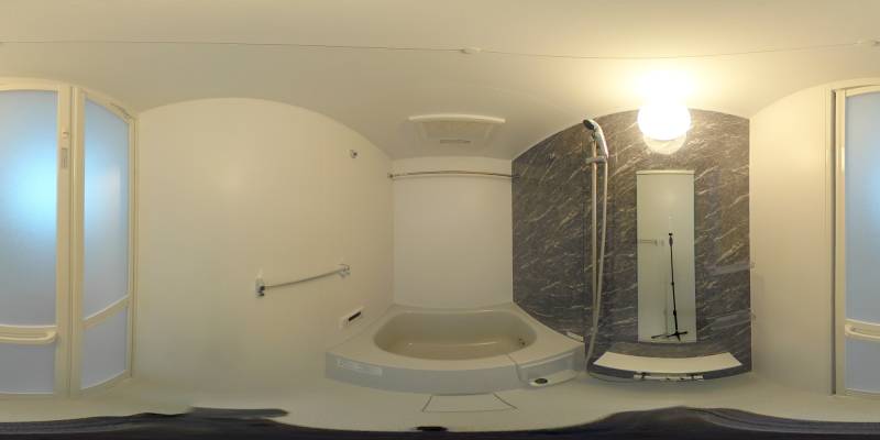 パノラマ画像バスルーム