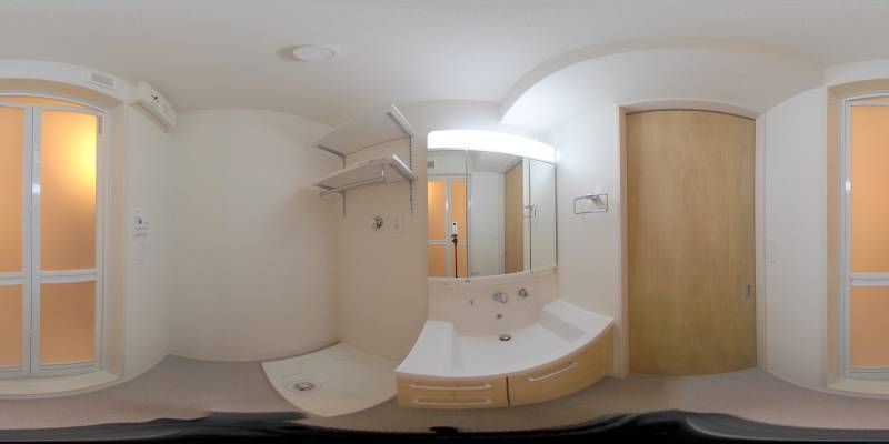 パノラマ画像洗面所