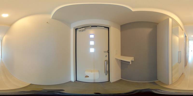 パノラマ画像玄関