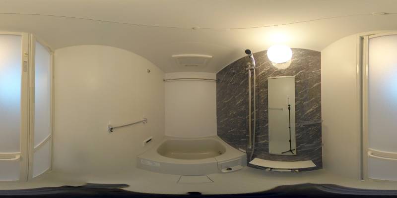 パノラマ画像バスルーム