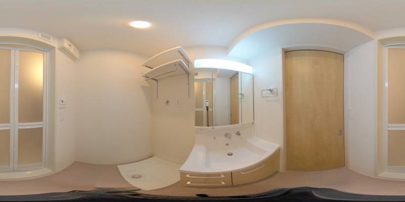 パノラマ画像洗面所