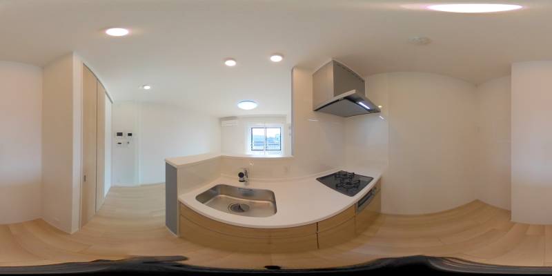 パノラマ画像キッチン