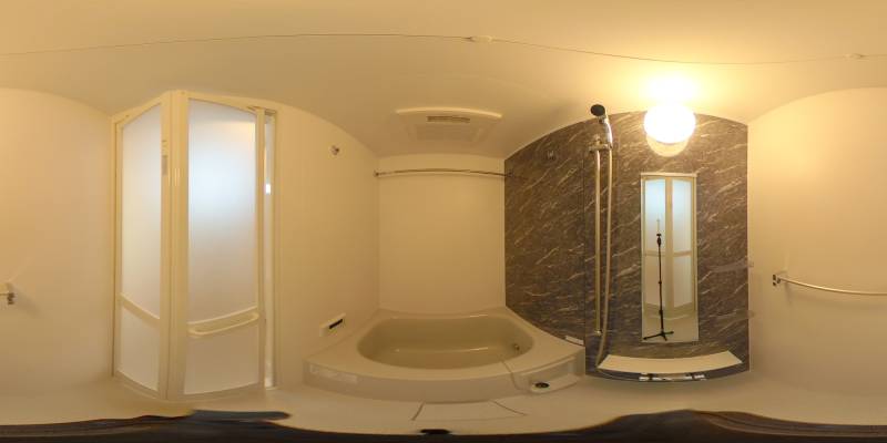 パノラマ画像バスルーム