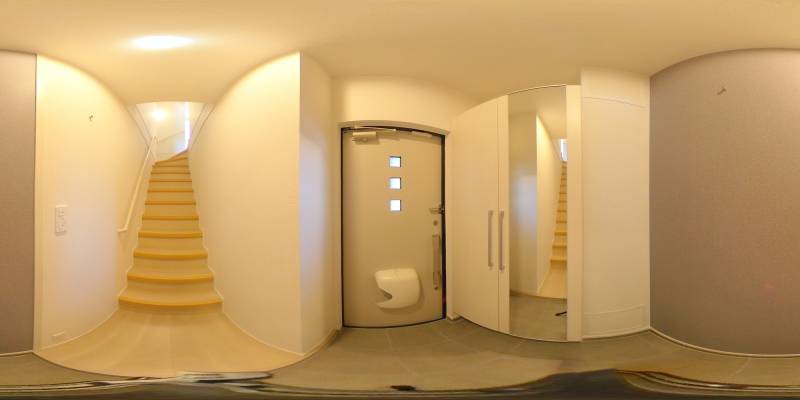 パノラマ画像玄関