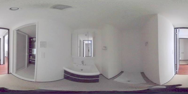 パノラマ画像洗面所