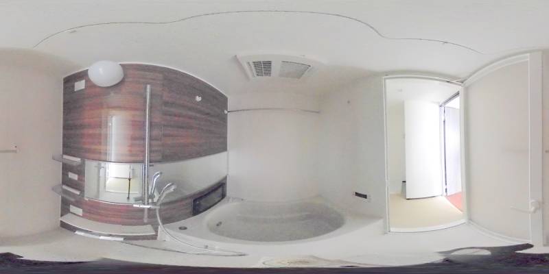 パノラマ画像バスルーム