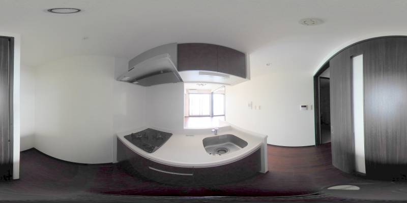 パノラマ画像キッチン