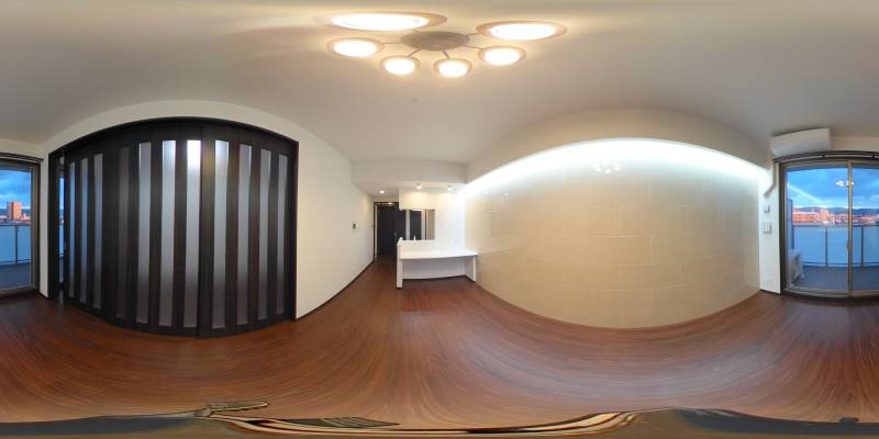 パノラマ画像リビング