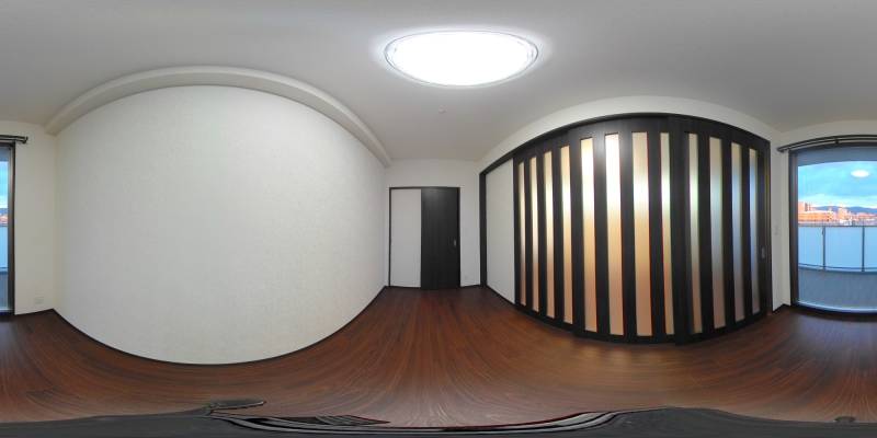 パノラマ画像洋室