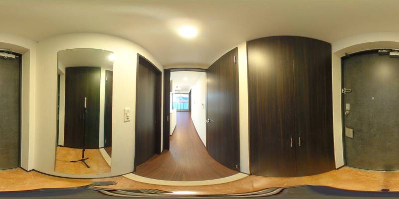 パノラマ画像玄関