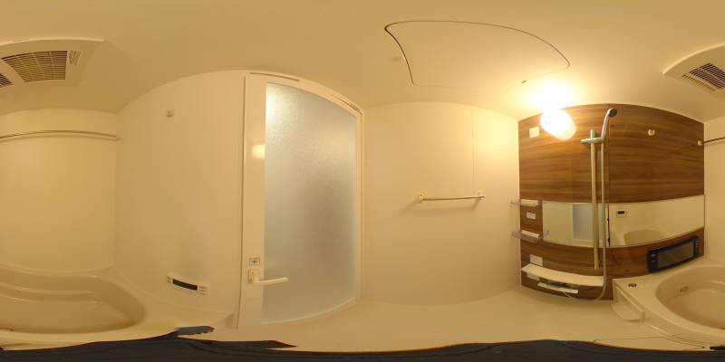 パノラマ画像バスルーム