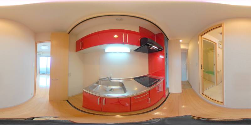 パノラマ画像キッチン