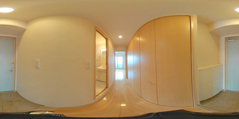 パノラマ画像玄関