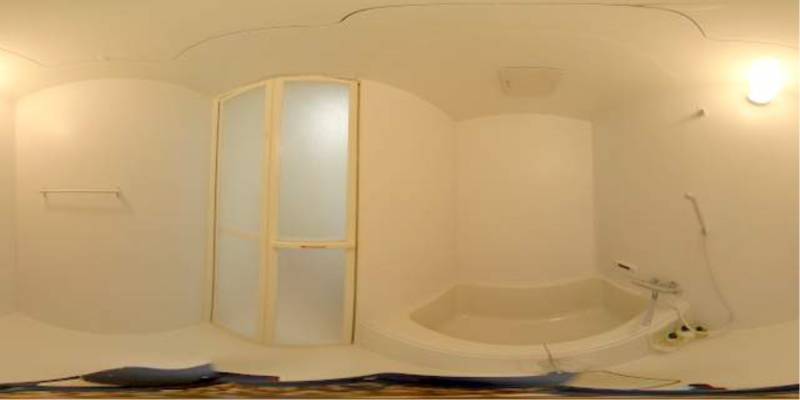 パノラマ画像バスルーム