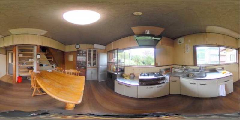 パノラマ画像キッチン