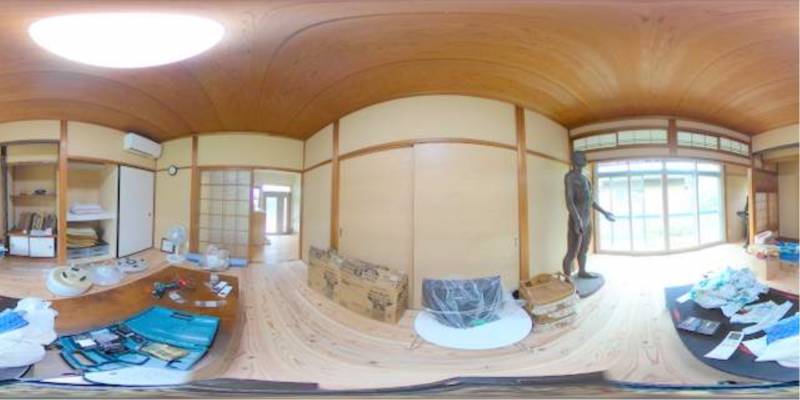 パノラマ画像リビング