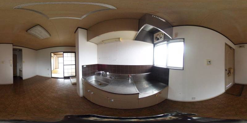 パノラマ画像キッチン