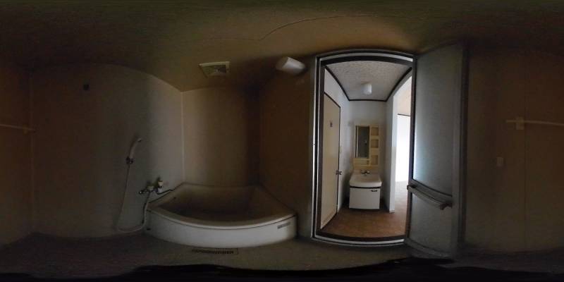 パノラマ画像バスルーム