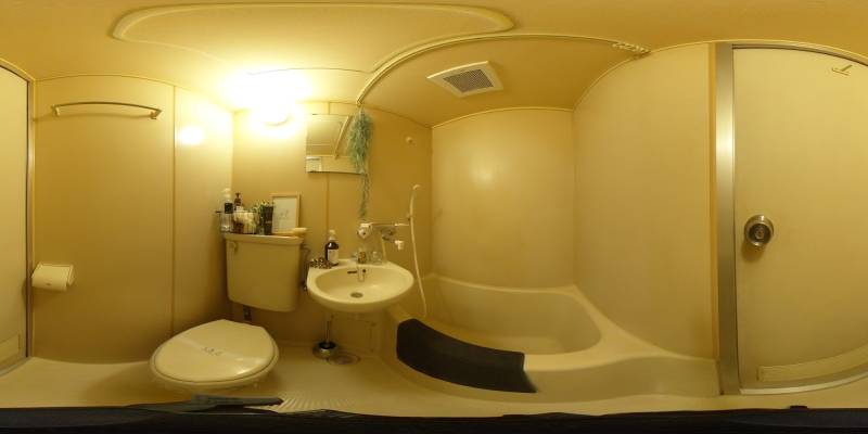 パノラマ画像バスルーム