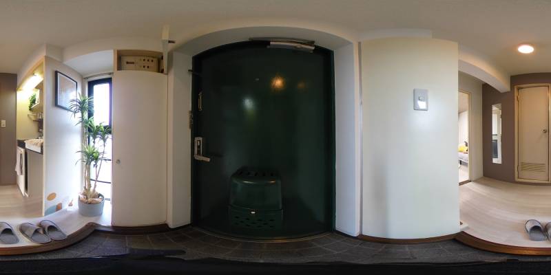 パノラマ画像玄関