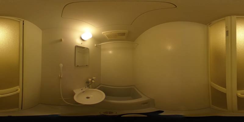 パノラマ画像バスルーム