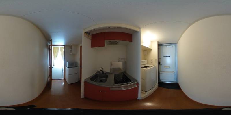 パノラマ画像キッチン