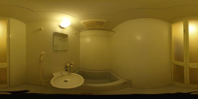 パノラマ画像バスルーム