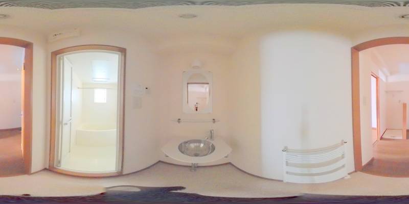 パノラマ画像洗面所