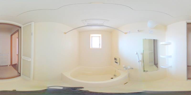 パノラマ画像バスルーム