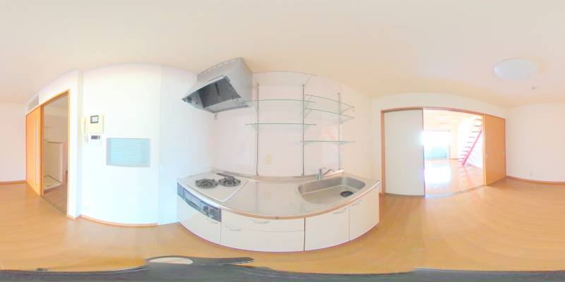 パノラマ画像キッチン