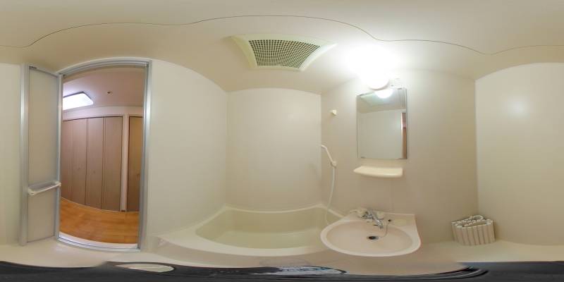 パノラマ画像バスルーム