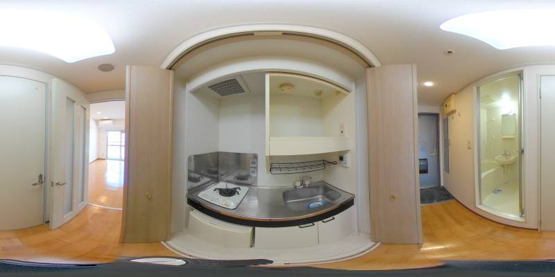 パノラマ画像キッチン