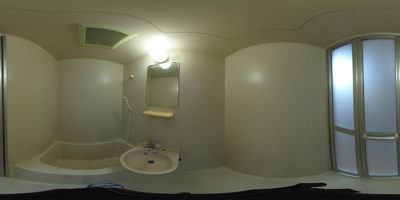 パノラマ画像バスルーム