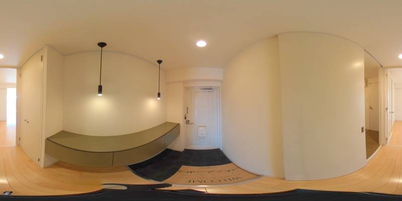 パノラマ画像玄関