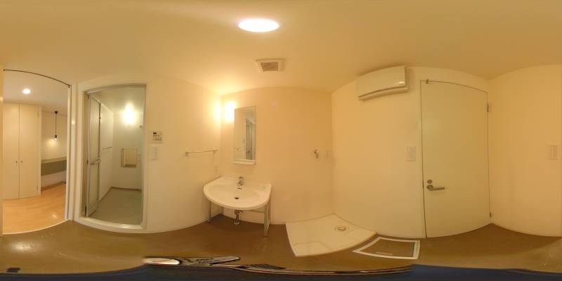 パノラマ画像洗面所