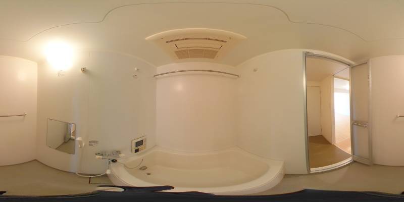 パノラマ画像バスルーム