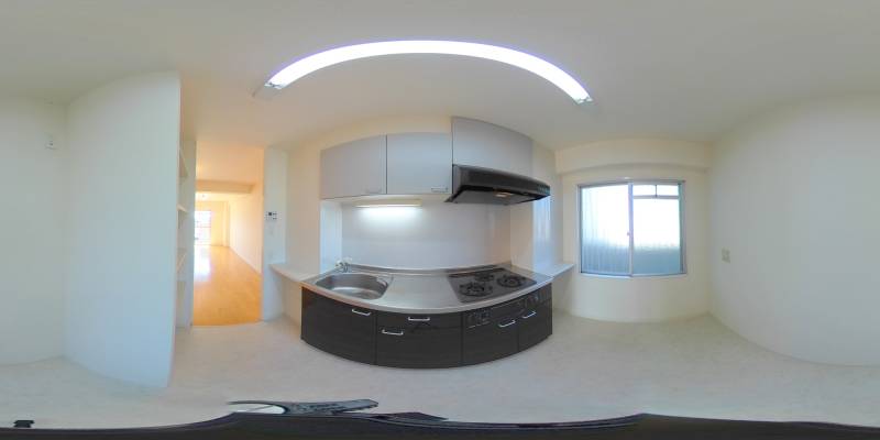 パノラマ画像キッチン