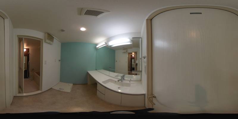 パノラマ画像洗面所