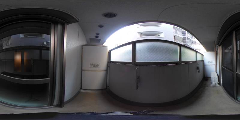 パノラマ画像バルコニー