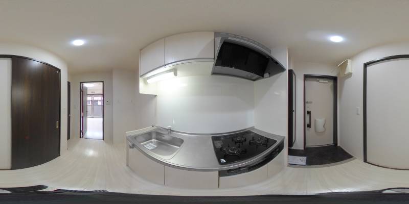 パノラマ画像キッチン