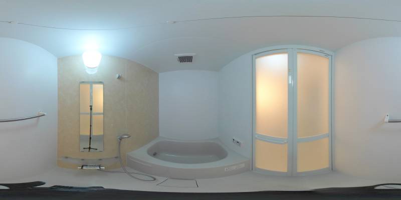 パノラマ画像バスルーム