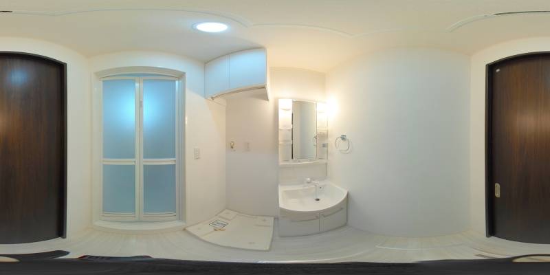 パノラマ画像洗面所